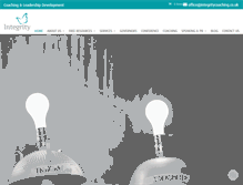 Tablet Screenshot of integritycoaching.co.uk